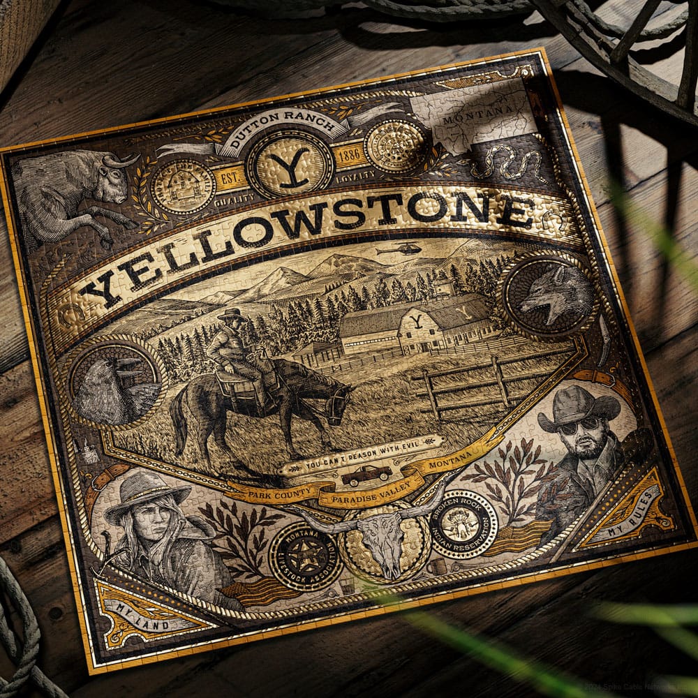 Puzzle Multidimensionnel Yellowstone 1000p