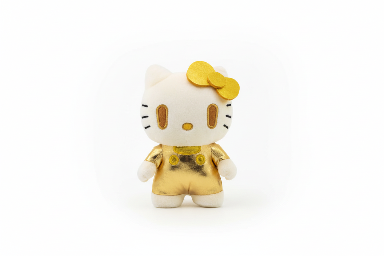 Peluche DZNR Sanrio - Hello Kitty Golden Edition
