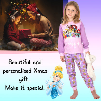 Disney Christmas Personalised Pyjamas - PINK