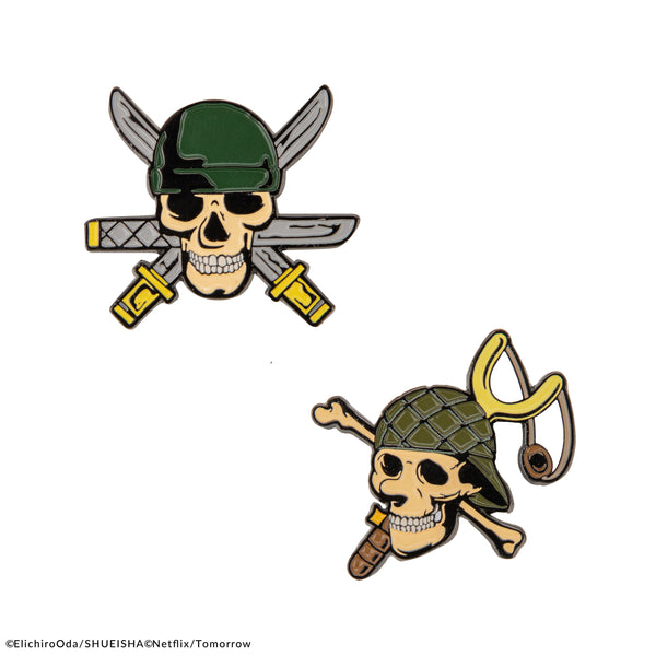 Set of 2 Pins Zoro & Usopp