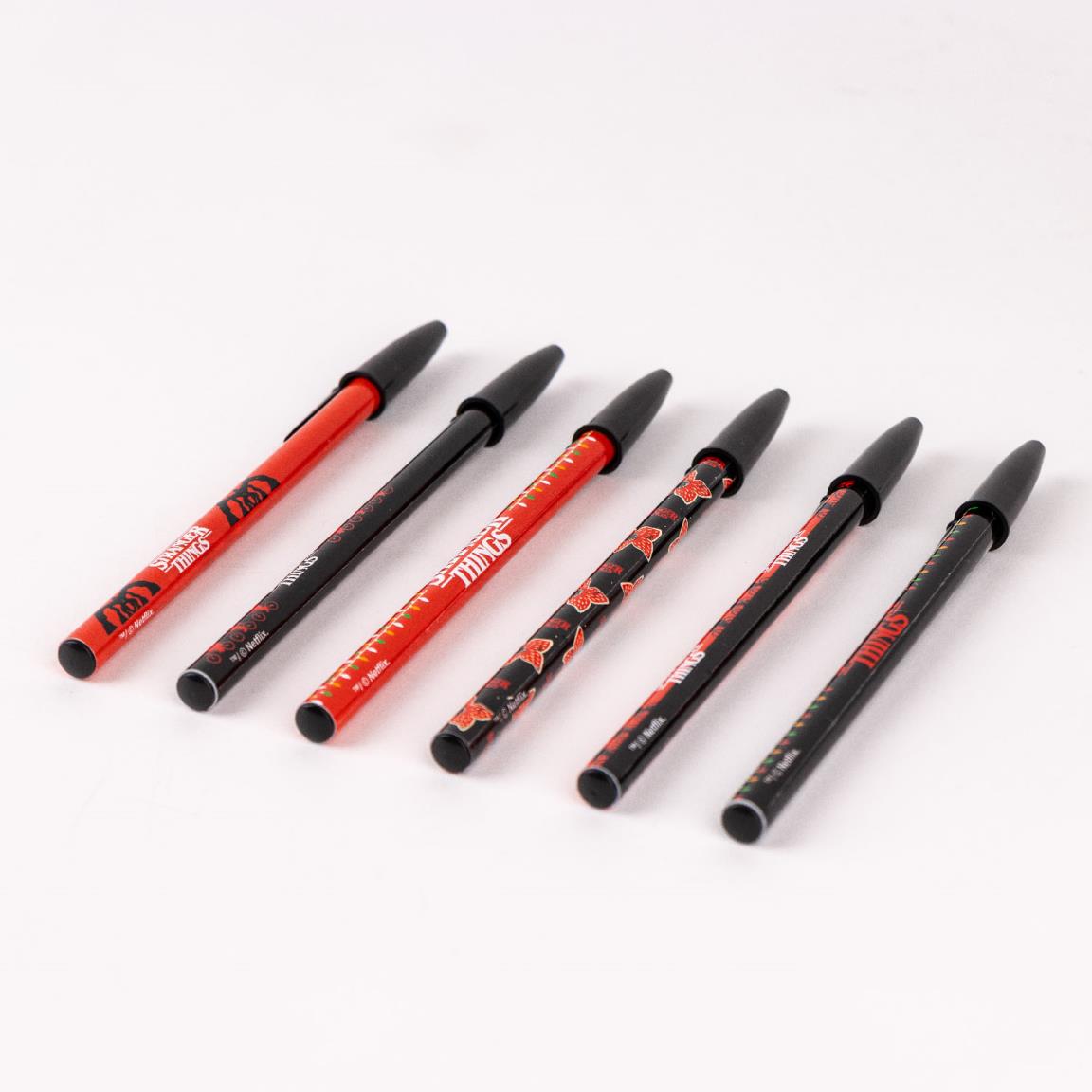 Set of 6 Stranger Things Ballpoint Pens