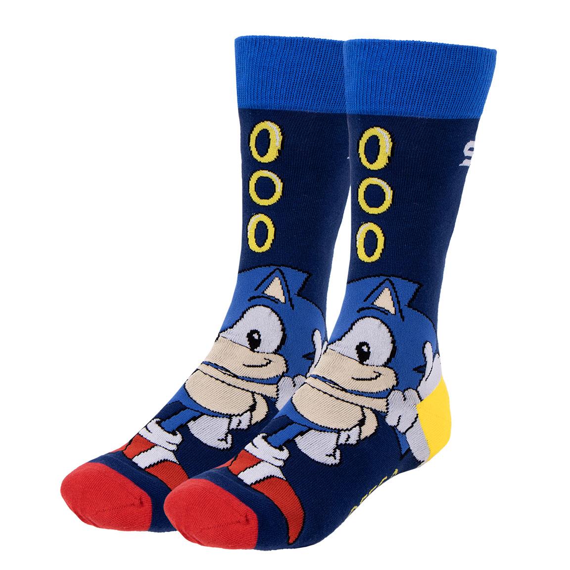 Pack 3 Pairs of Sonic Socks 