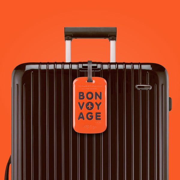 Luggage label good trip