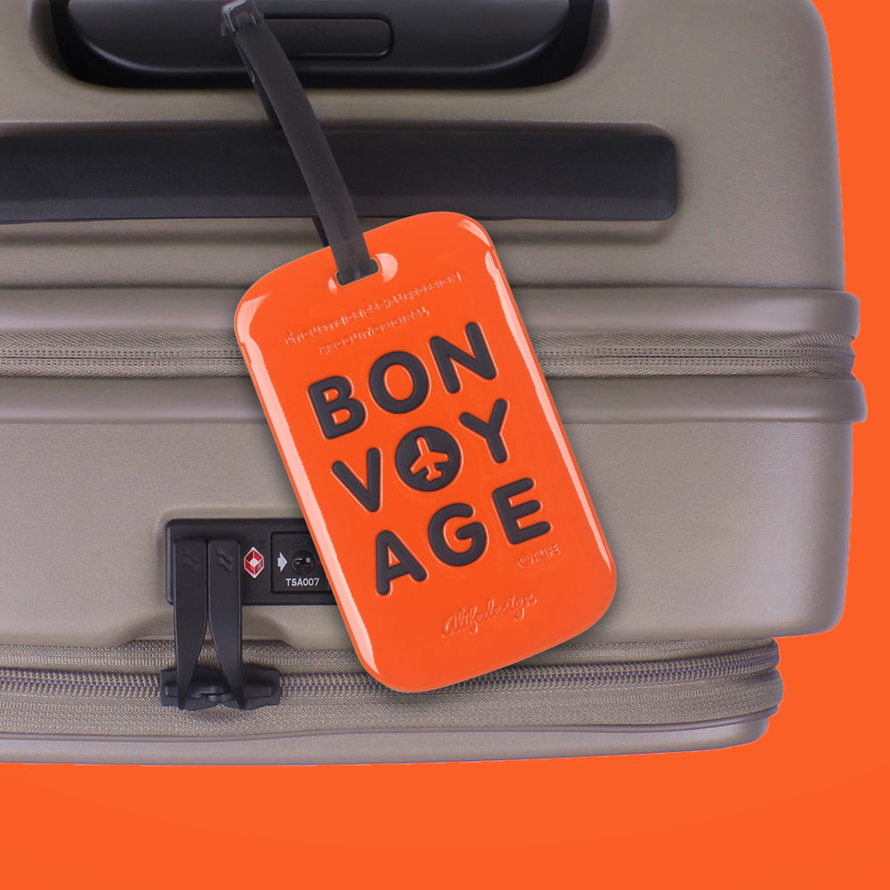 Bagagelabel Bon Voyage