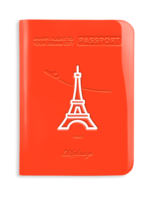 Protège Passeport Paris Kawaii