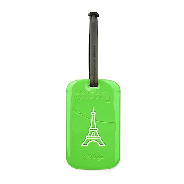 Paris baggage label