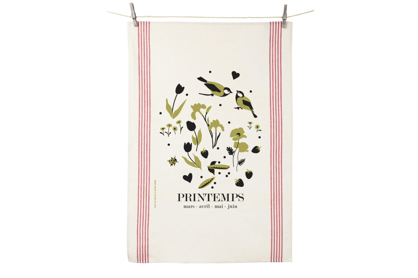 Four Season Tea Towel - Spring