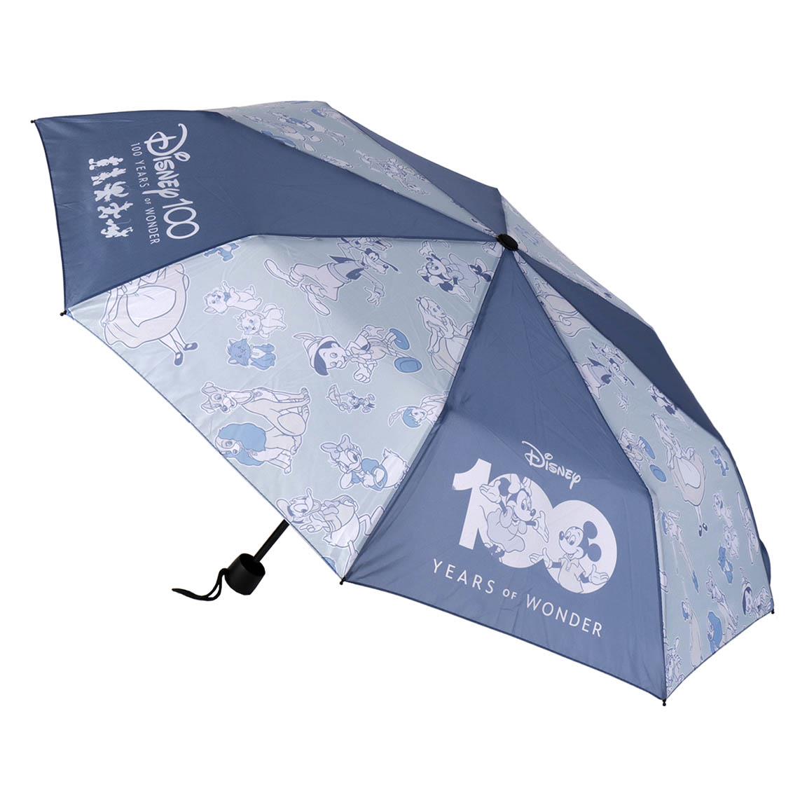 DISNEY 100 Ans Personnages Parapluie Pliable