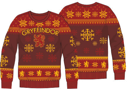 HARRY POTTER - Gryffondor - Pull de Noël Homme (L)