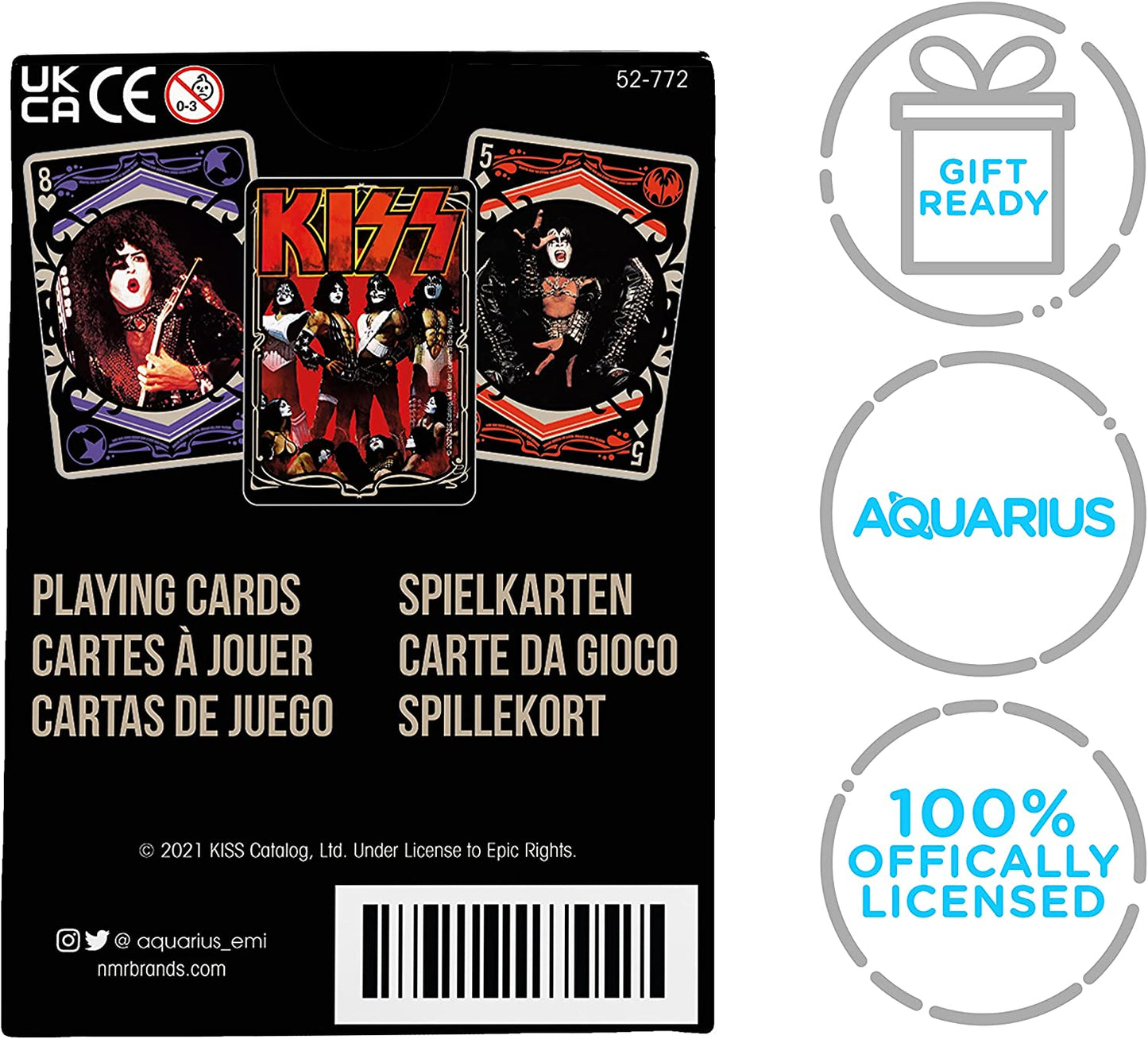 Jeu de cartes KISS - Photos