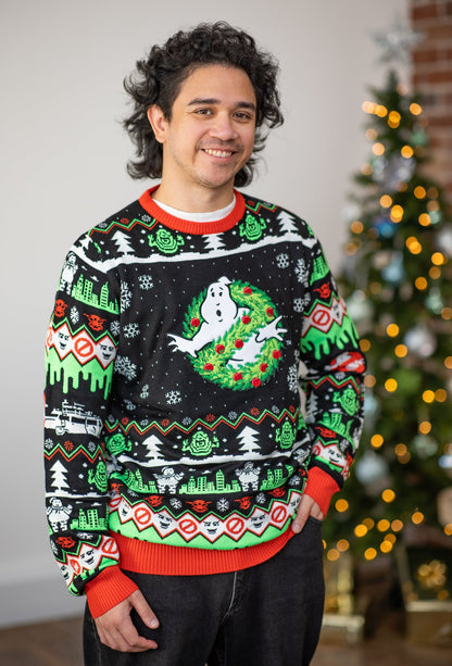 Ghostbusters Christmas sweater