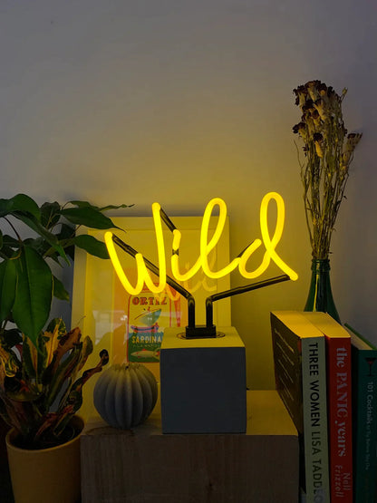 Wild neon lamp
