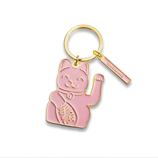 Porte-clés Chat Chanceux Rose Donkey | Boutique d'objets cadeaux designs kokochao.com