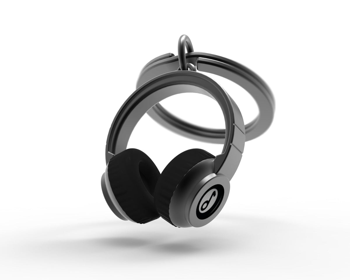 Black headphone key door