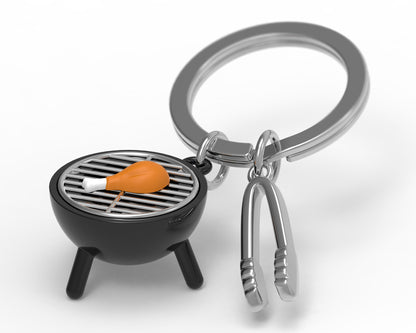 BBQ Chicken key ring