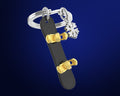 Snowboard Keyring