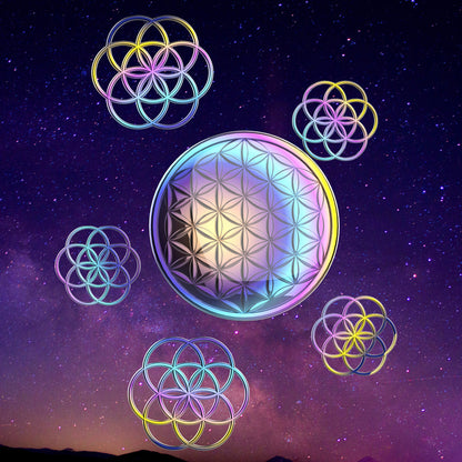 Flower of Life key ring