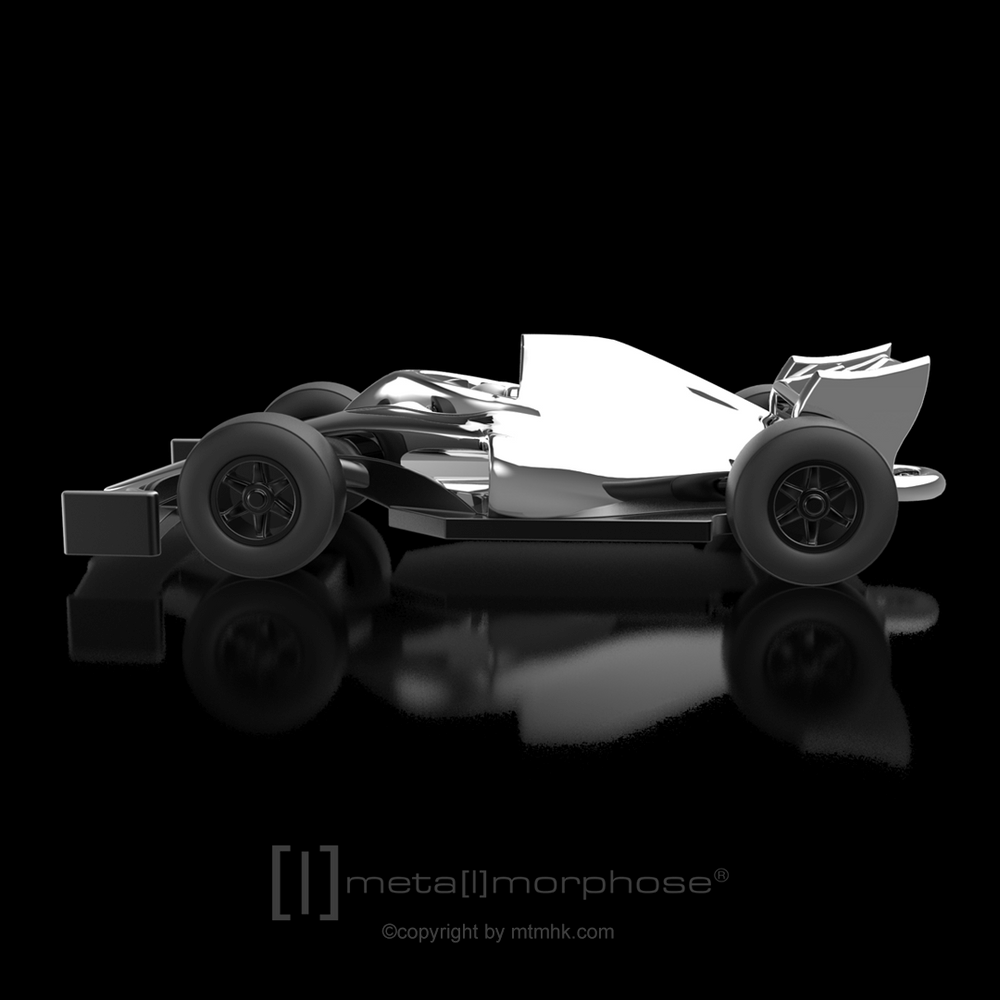Keyring F1 Car Argent