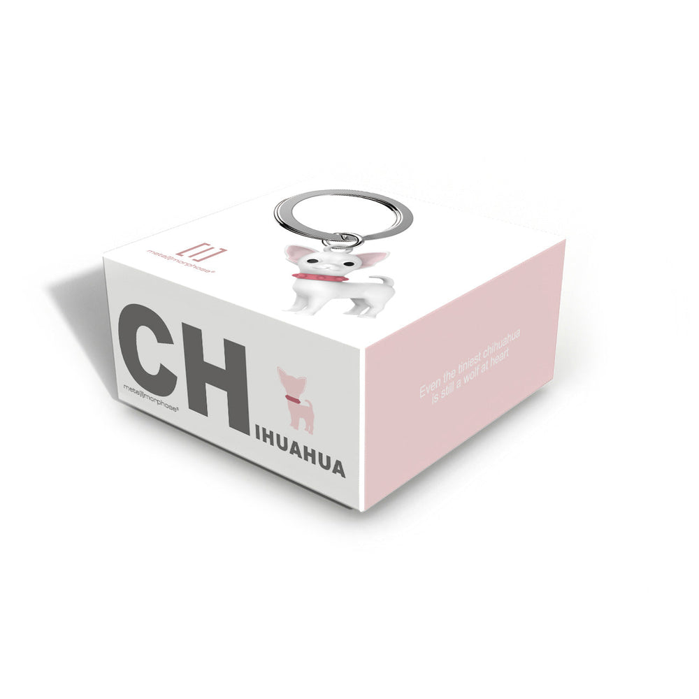 Sleutelhanger Chihuahua Wit