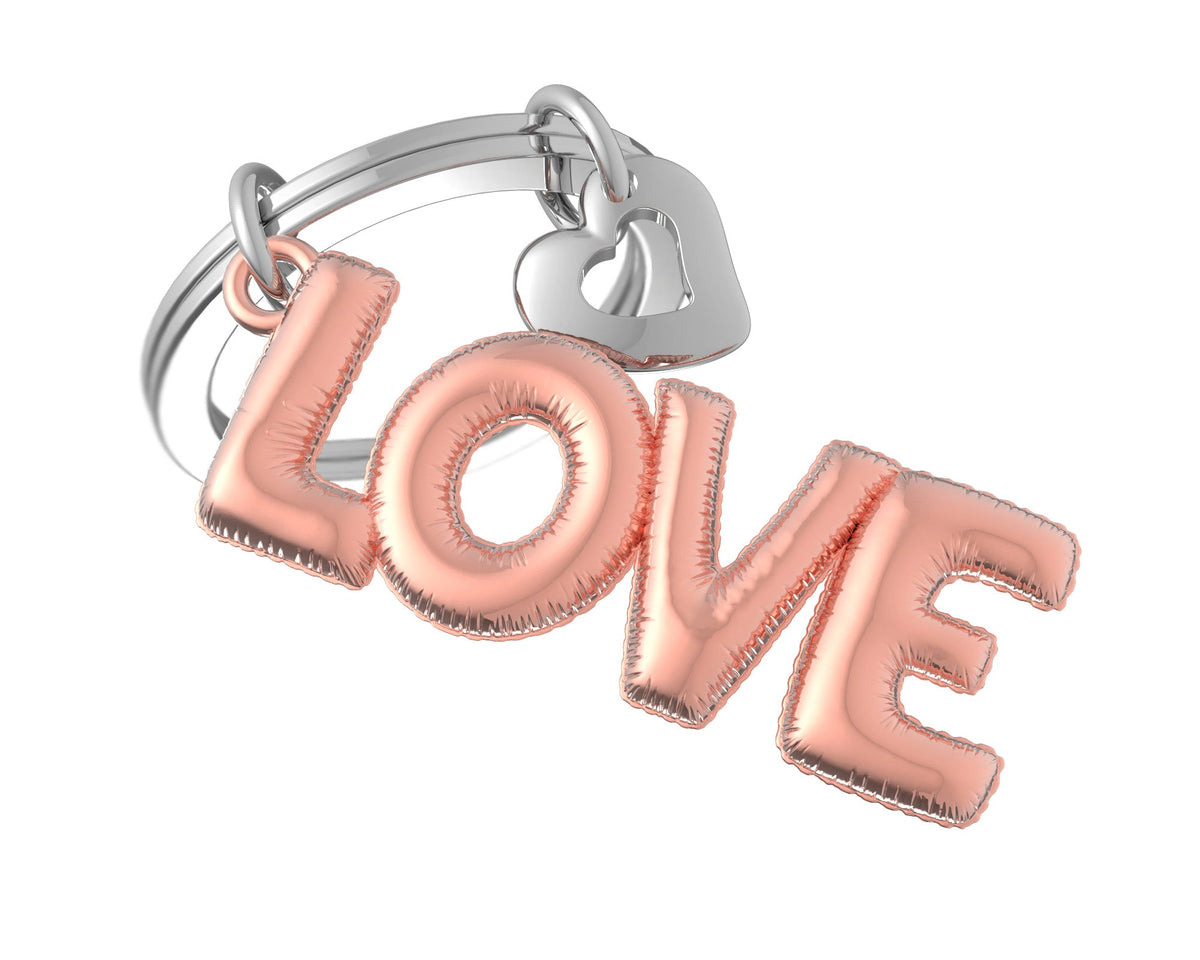 Pink inflatable balloon key door