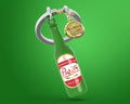 Sleutelhanger Bouteille de Bière Verte