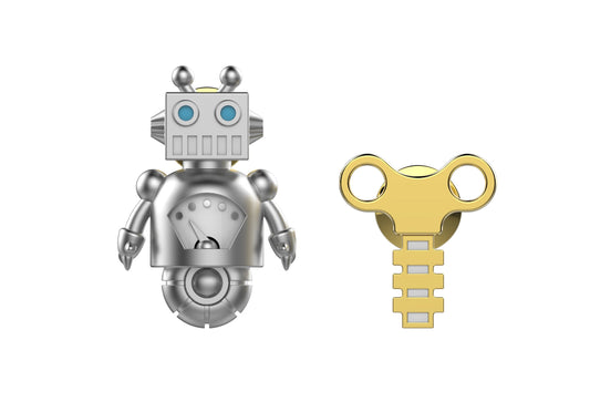Pins Robot et Clés Meta[l]morphose | Boutique d'objets cadeaux designs kokochao.com