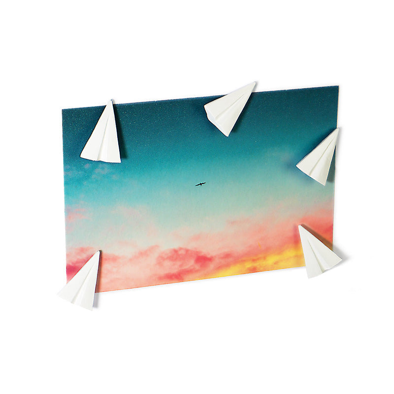 Papierflugzeug-Magnete