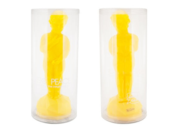 Manneke Peace Yellow Wicker - Limited Edition