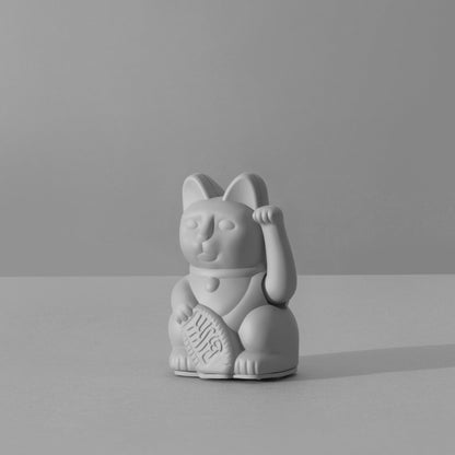 Mini Chat Chanceux Gris Donkey | Boutique d'objets cadeaux designs kokochao.com