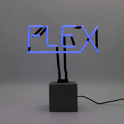 Lampe Néon Flex Bleu