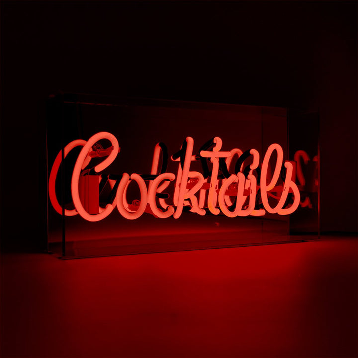 Neon COCKTAILS Rot