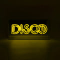 Yellow disco neon