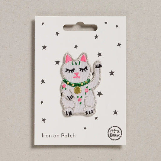 Lucky Cat Iron-on Patch