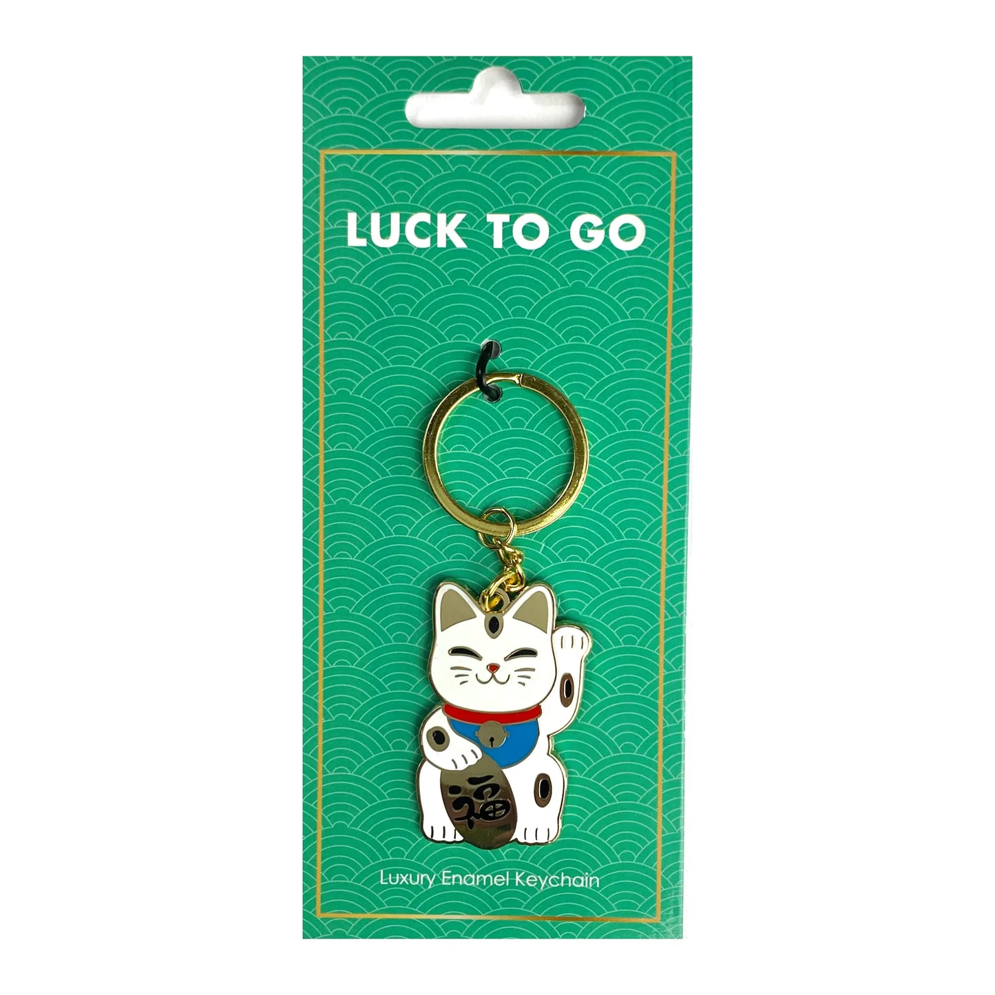 Luck To Go Lucky Cat Keyring