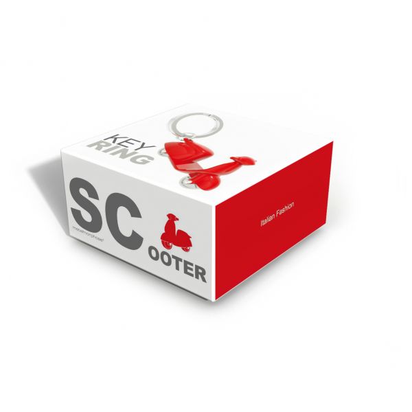 Sleutelhanger Scooter Rood