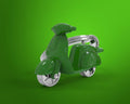 Porte Clés Scooter Vert