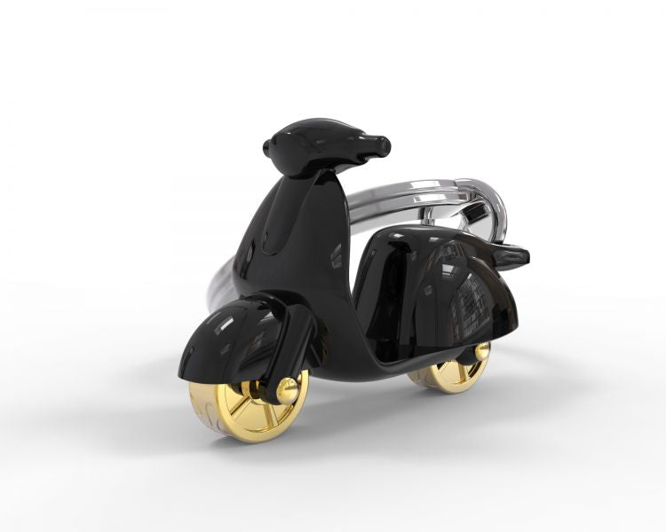 Black scooter key door