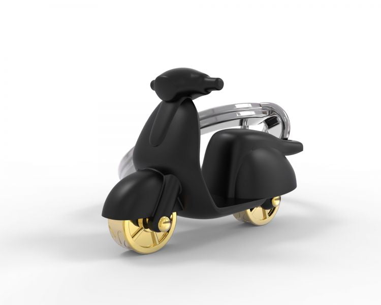 Matt black scooter key