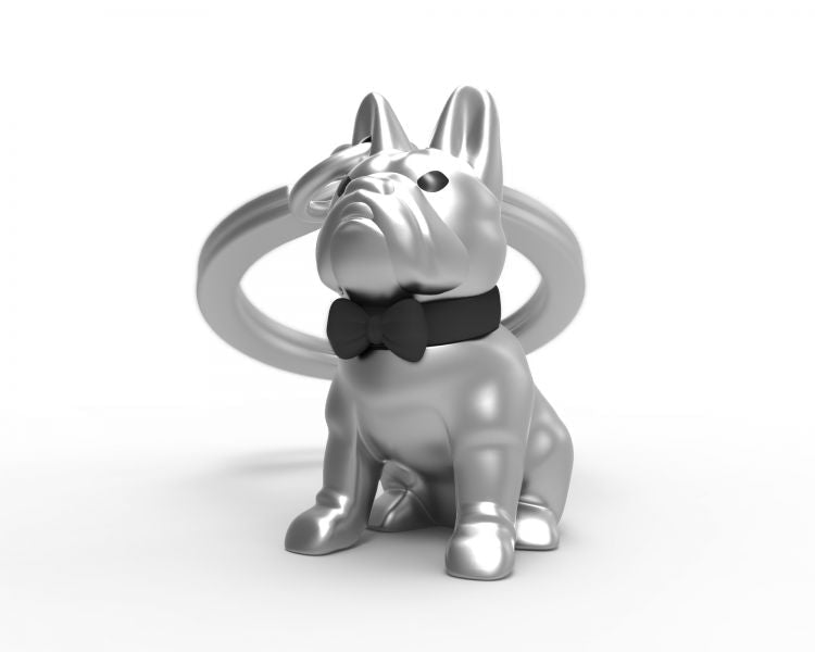 Silver Bulldog Key Porte