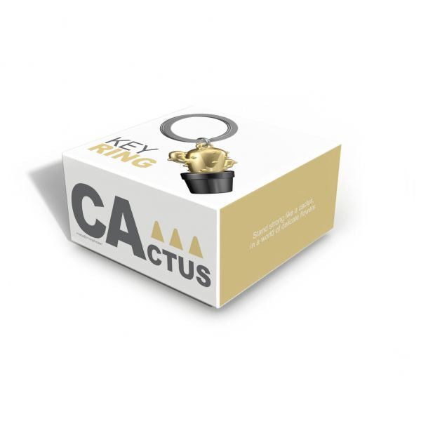 Sleutelhanger Cactus Goud