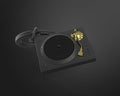 Sleutelhanger Platine Vinyle Zwart