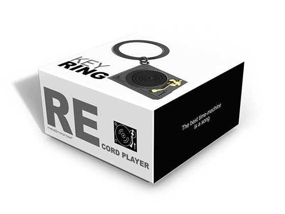 Sleutelhanger Platine Vinyle Zwart
