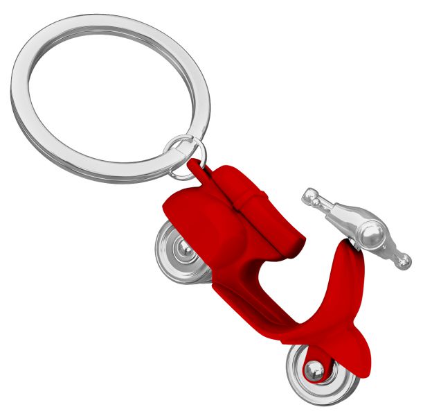 Sleutelhanger Scooter Retro Rood