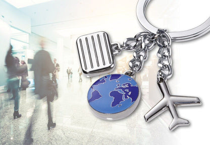 World traveler key ring