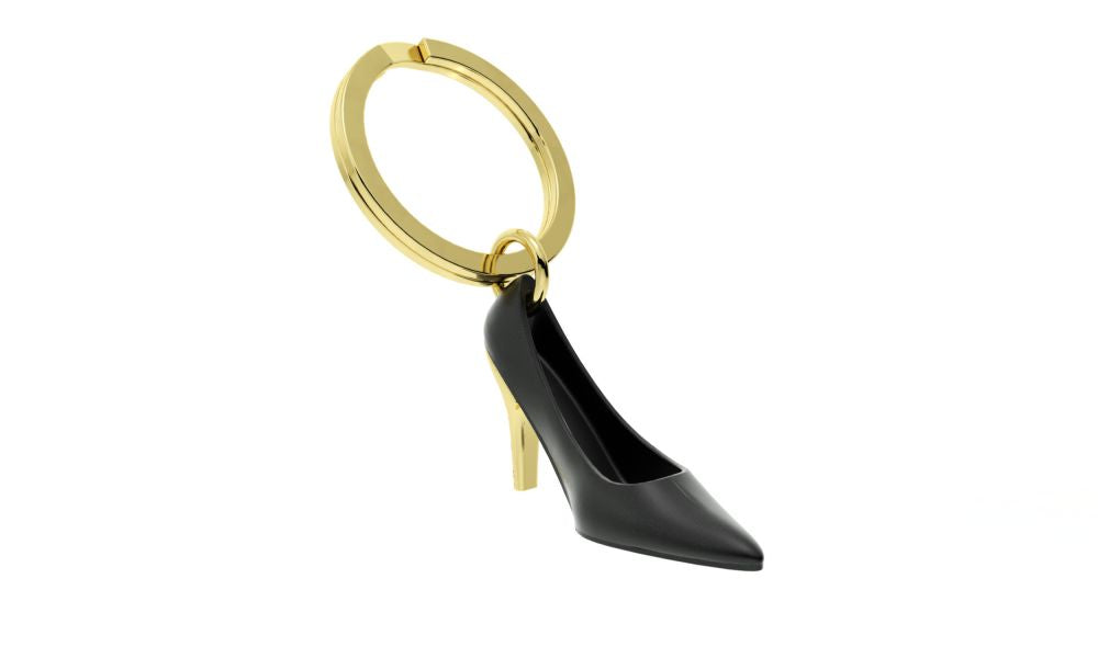 Keyring High Heel Black