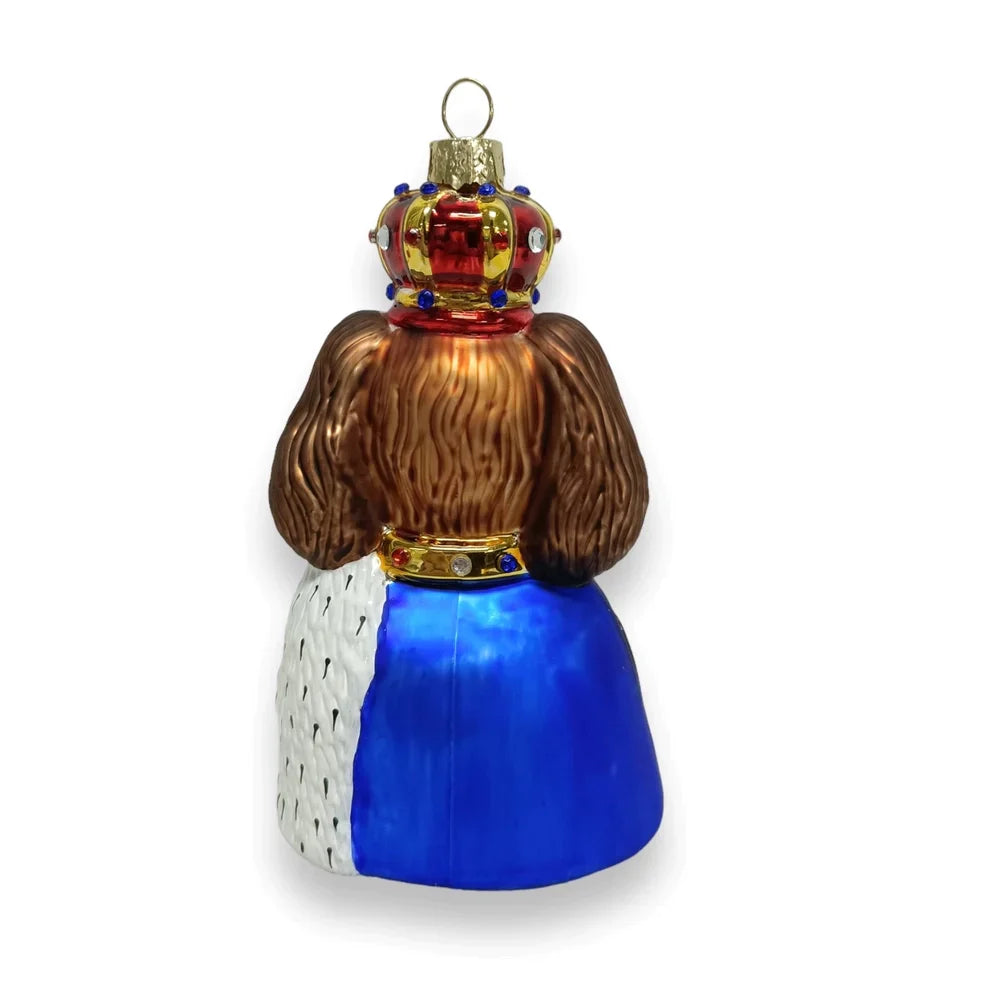 God Save the King Charles Blenheim Christmas Bauble