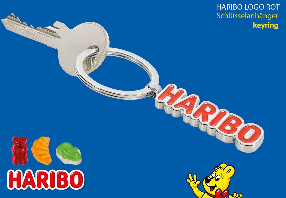 Porte-clés « HARIBO » – Logo Rouge