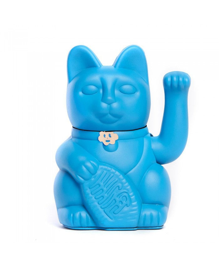 Chat Chanceux Bleu Ciel Smurf