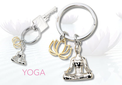 Yoga key ring