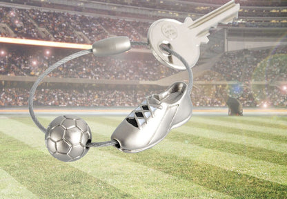 Football key ring “KICK!”